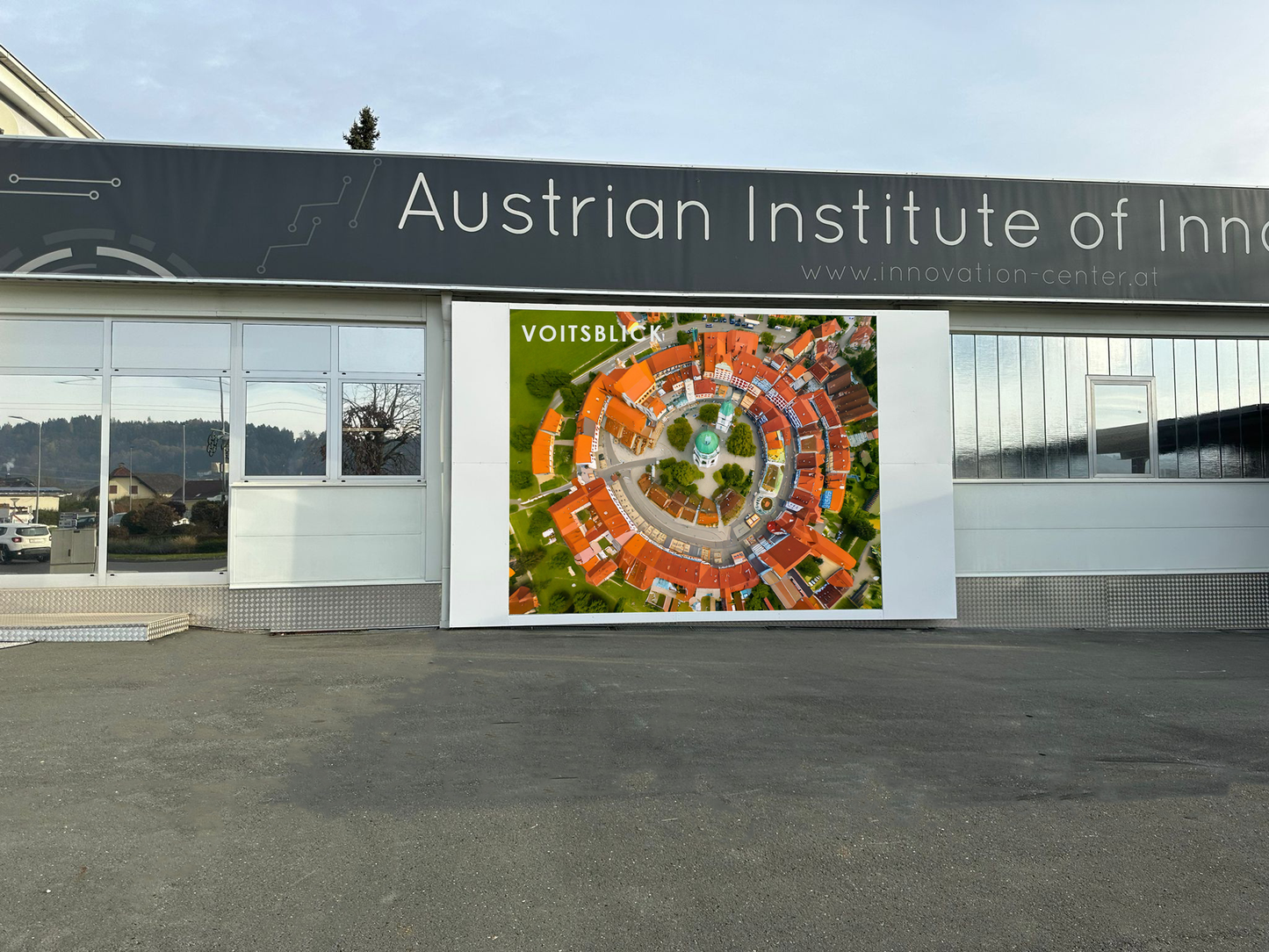 LED-Anzeige auf voitsblick.at